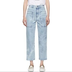 Stella McCartney | NWOT Blue Straight Leg Distressed Jean - Size 30